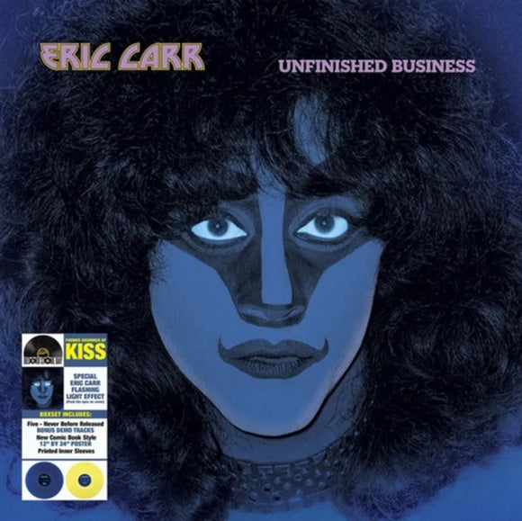 ERIC CARR - Unfinished Business (Blue/Pink Vinyl) (RSD 2024)(ONE PER PERSON)