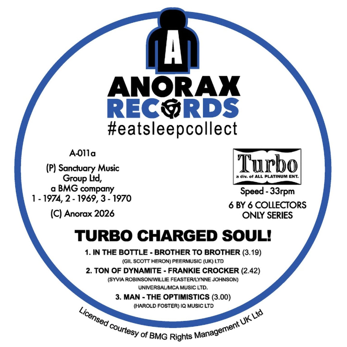 Various Artists - Turbo Charged Soul! [10" Vinyl]
