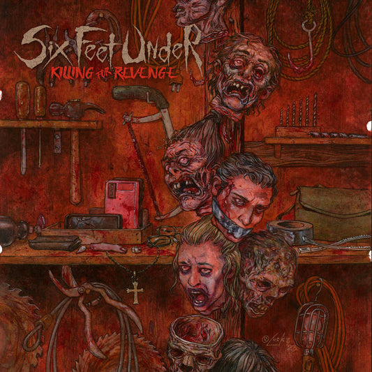 Six Feet Under - Killing for Revenge [Crusted Blood Marbled Vinyl]