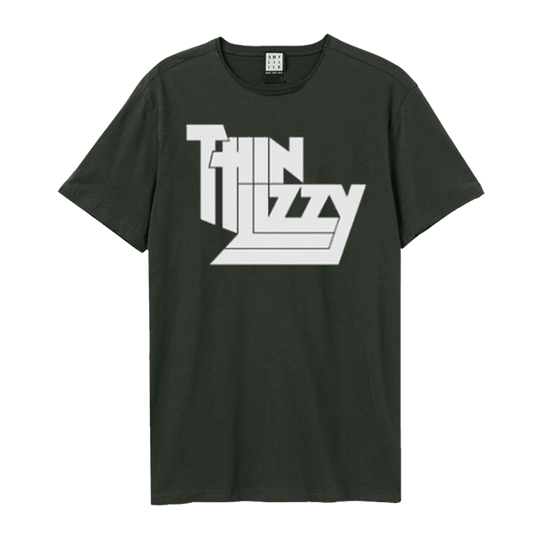 THIN LIZZY - Logo T-Shirt (Charcoal)