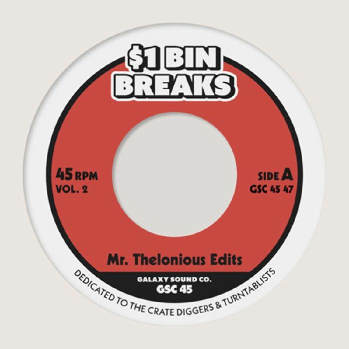 MR THELONIOUS - 1$ Bin Breaks 2# DJ Edits [7" Vinyl]