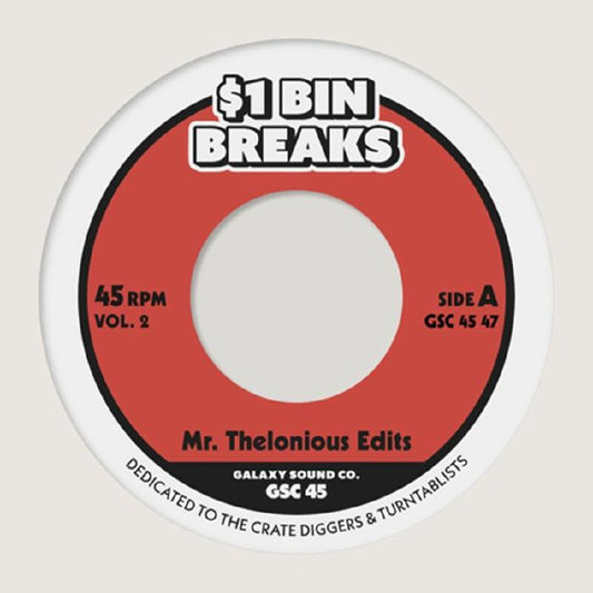 MR THELONIOUS - 1$ Bin Breaks 2# DJ Edits [7" Vinyl]