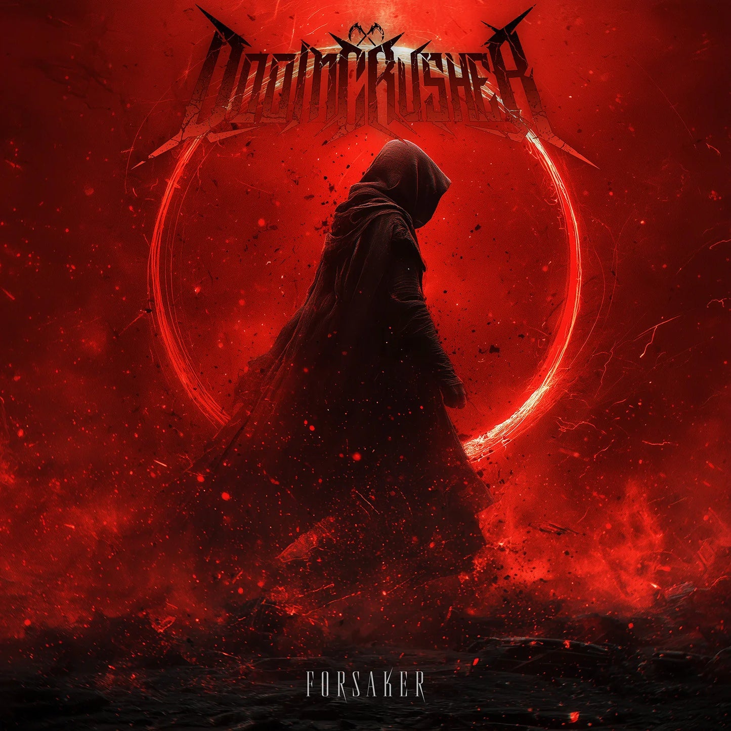Doomcrusher - Forsaker EP [Ltd. Red/Black Marbled Vinyl]