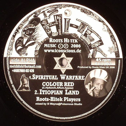 Colour Red ‎– Spiritual Warfare / When I Rise 10”
