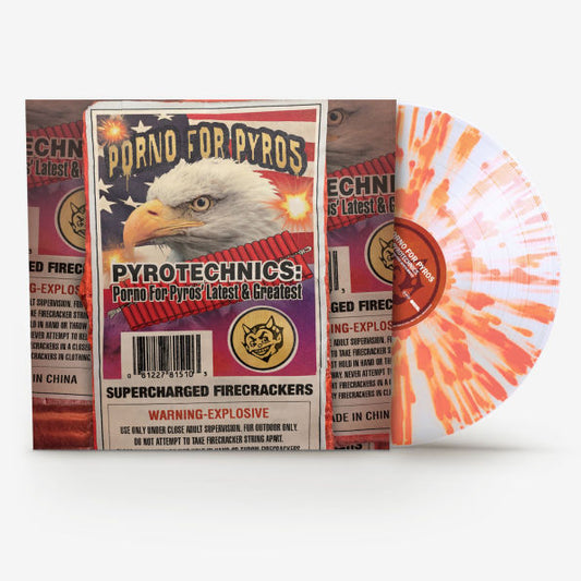 PORNO FOR PYROS - Pyrotechnics: Porno For Pyros Latest & Greatest (Clear/Orange Splatter)