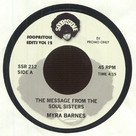 Myra BARNES / BARBARA GWEN - The Message From The Soul Sisters (reissue) [7" Vinyl]