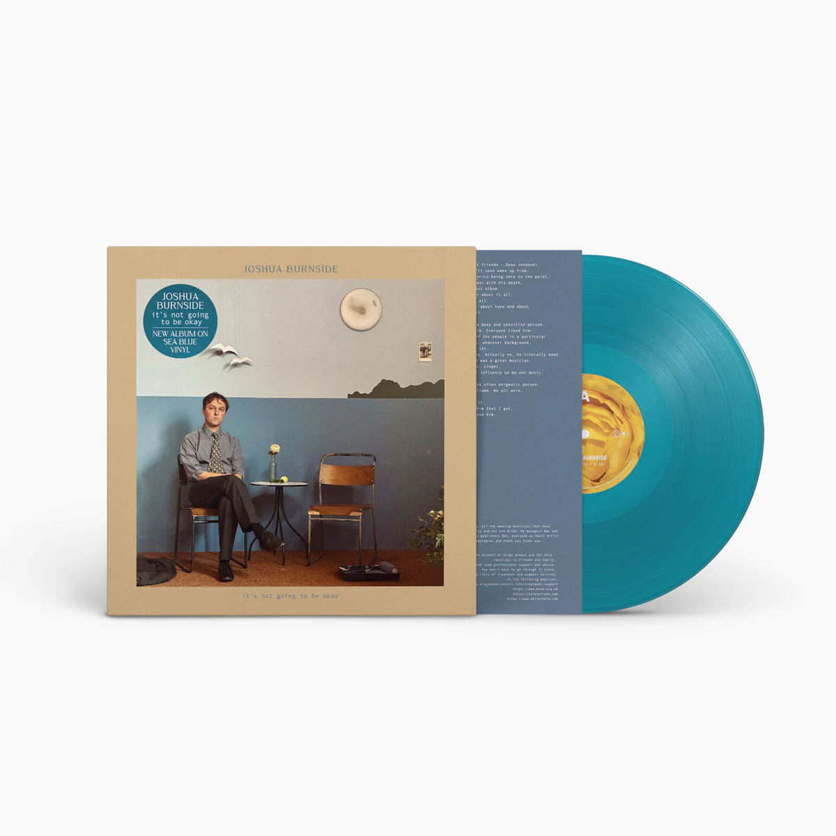 Joshua Burnside - It's Not Going to be Okay [Sea Blue LP]