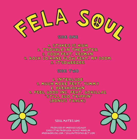 Fela Soul - FELA VS DE LA SOUL (BLUE VINYL PRESSING WITH BONUS EXTRA TRACK)