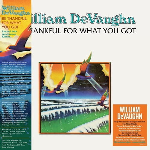 William Devaughn - Be Thankful For What You Got (50th Anniversary Edition)