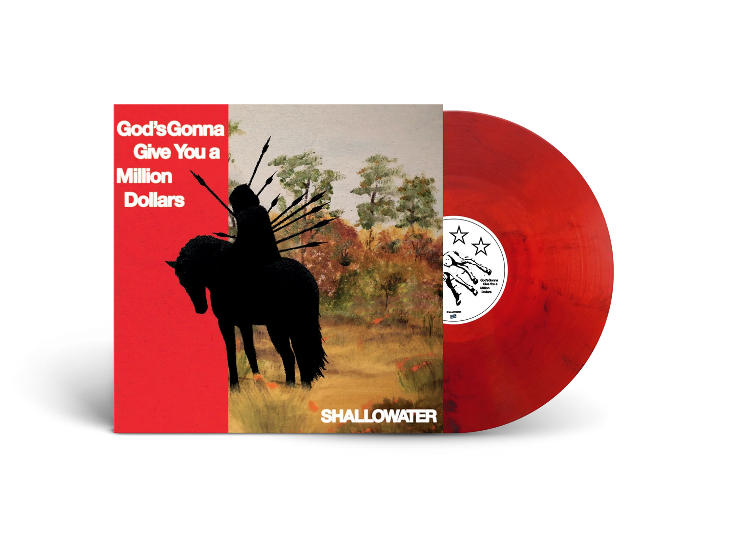 Shallowater - God’s Gonna Give You A Million Dollars [red smoke coloured vinyl]