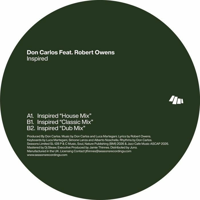 Don CARLOS feat ROBERT OWENS - Inspired