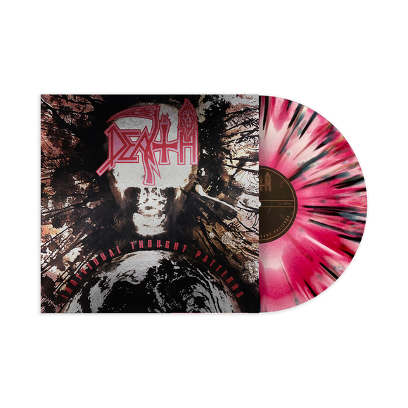 Death - Individual Thought Patterns - Reissue [Foil Jacket - Hot Pink, Bone White and Red Tri Color Merge with Splatter]