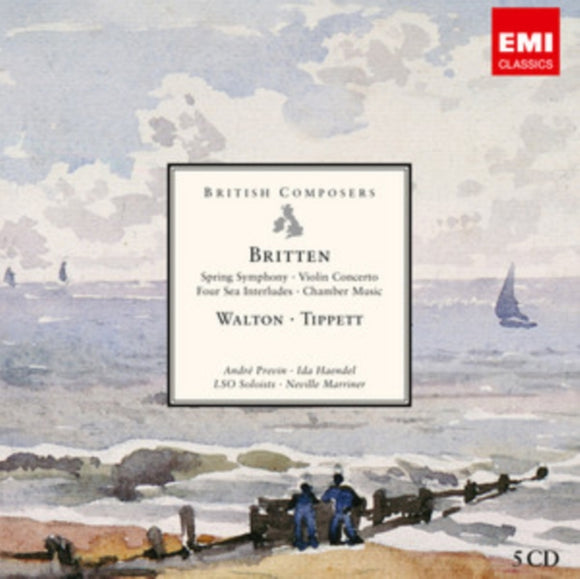 NEVILLE MARRINER / LSO - Britten: Symphony - Cello Concerto & Sonatas / Peter Grimes: British Composers [5CD BOXSET]