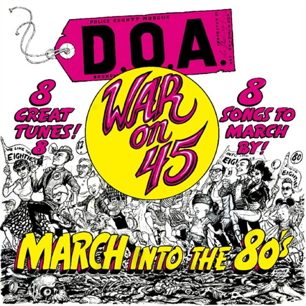 D.O.A. - War On 45 (40th Anniversary)  Sudden Death LP [RE-ISSUE- YELLOW VINYL]