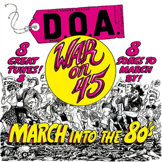 D.O.A. - War On 45 (40th Anniversary)  Sudden Death LP [RE-ISSUE- YELLOW VINYL]