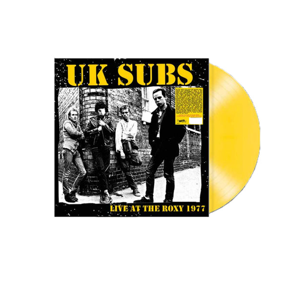 UK SUBS - LIVE AT THE ROXY [Yellow LP Vinyl]