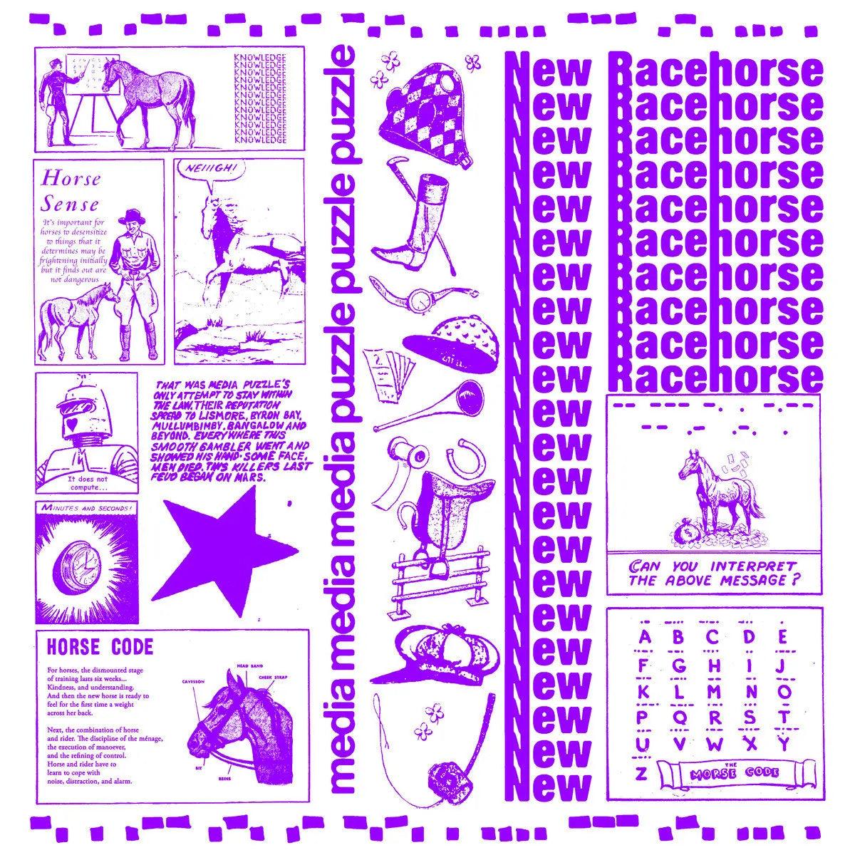 MEDIA PUZZLE - NEW RACEHORSE [Purple Vinyl]