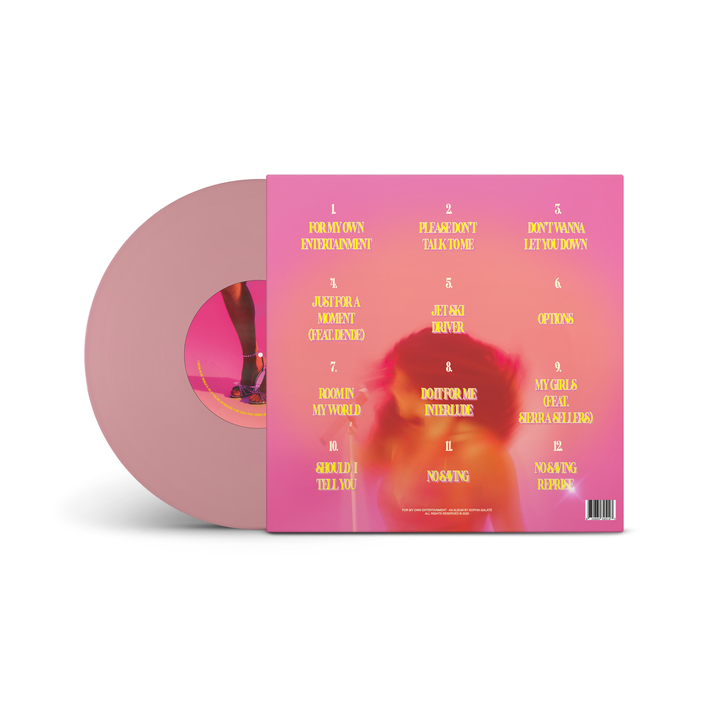 Sophia Galaté - For My Own Entertainment [Pink Vinyl]