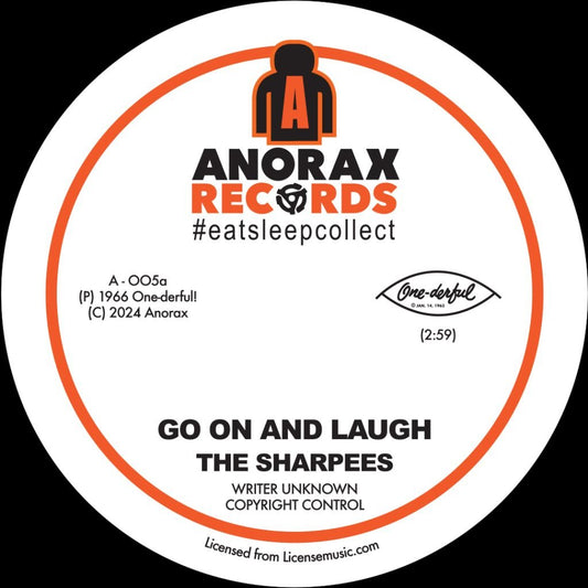 The Sharpees - Go On And Laugh / Tired Of Being Lonely [7" Vinyl]