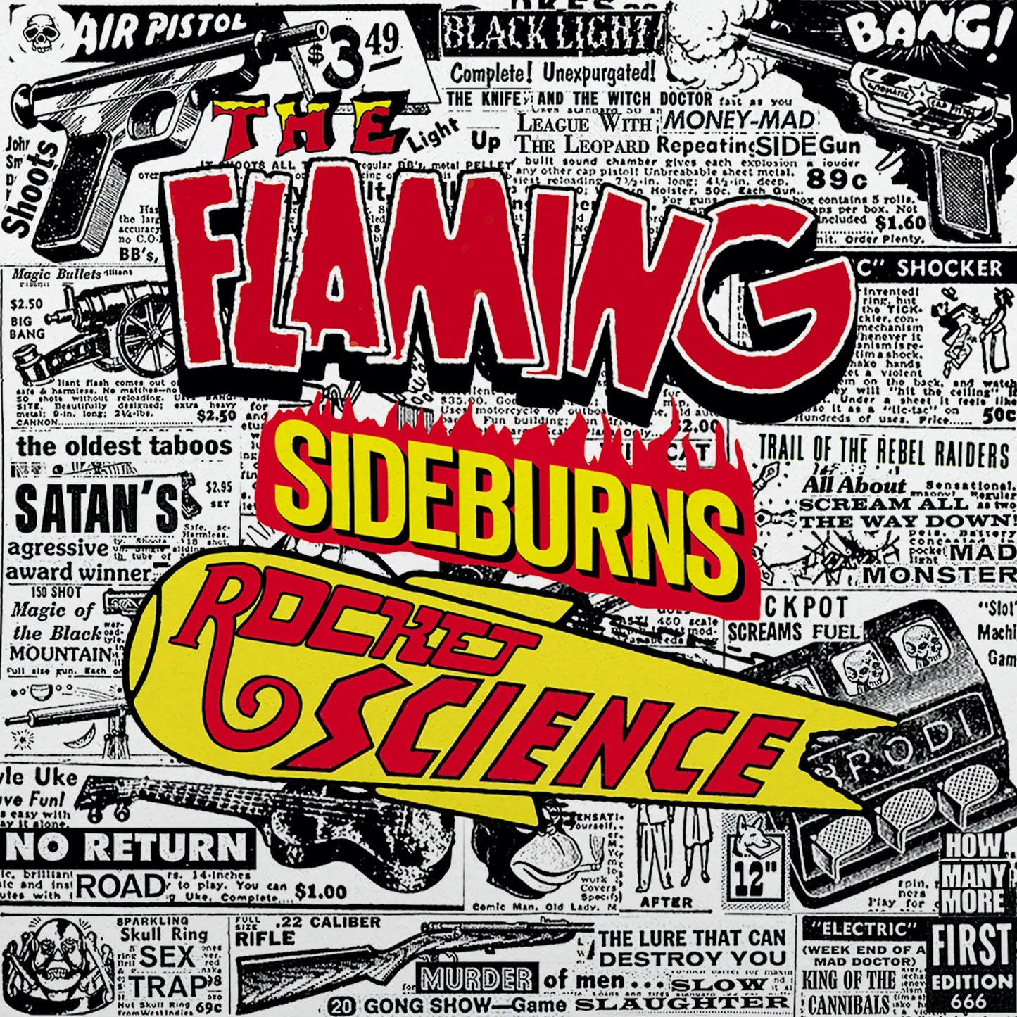 The Flaming Sideburns - Rocket Science (Original Artyfacts from The Psychedelic Era 1996–1999) [Transparent Red vinyl]