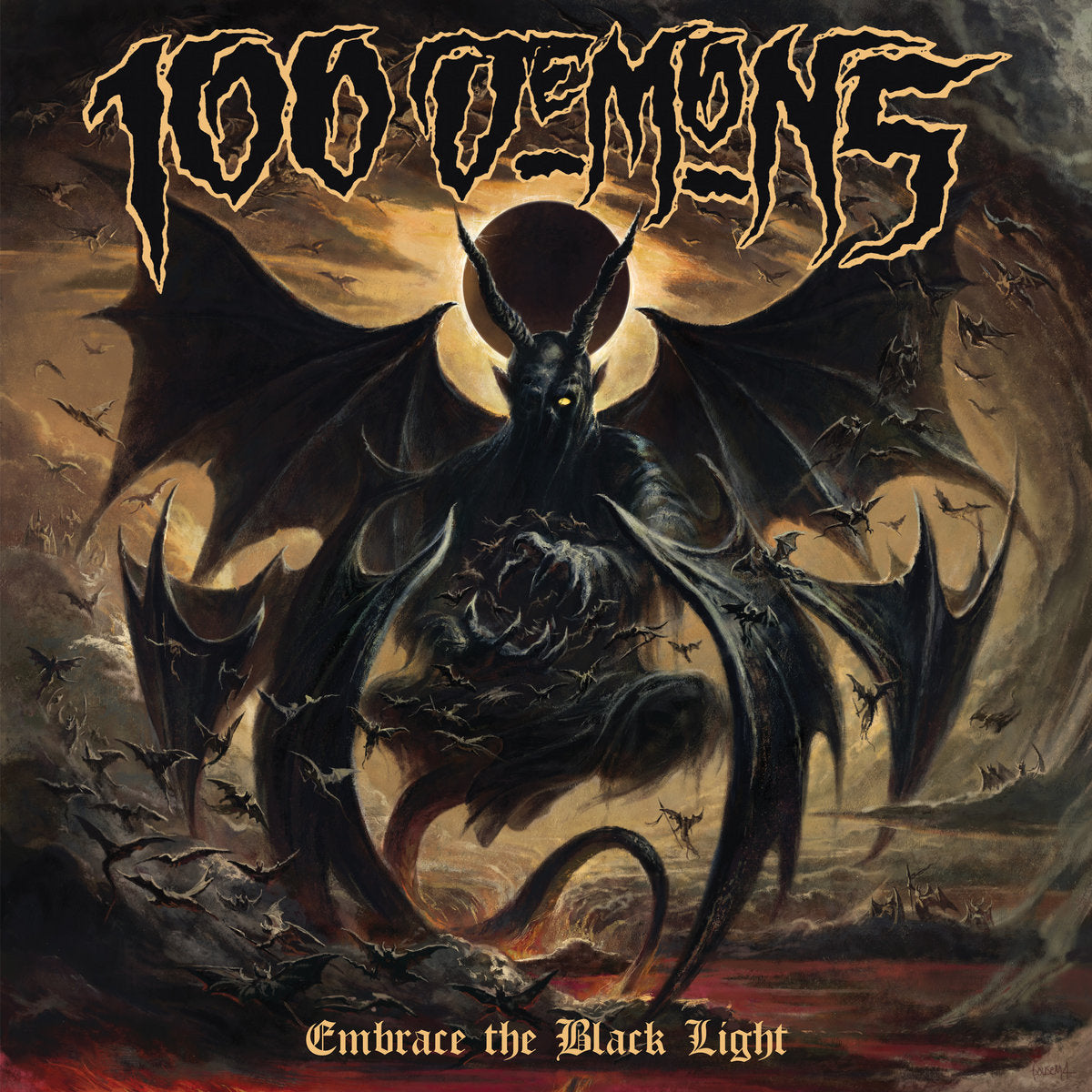 100 Demons - Embrace The Black Light [Onyx Marble Vinyl]