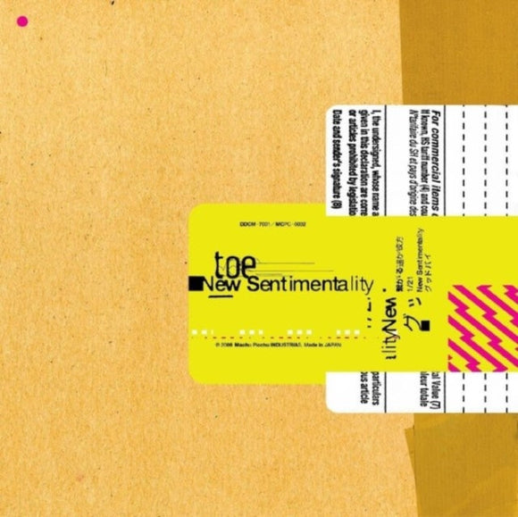 toe - New Sentimentality [Coloured Vinyl]