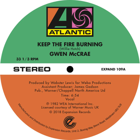 Gwen McCrae - Keep The Fire Burning/Funky Sensation