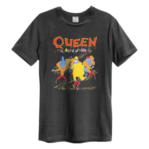 QUEEN - A Kind Of Magic T-Shirt (Charcoal)