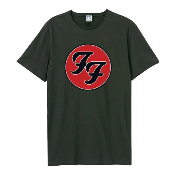 FOO FIGHTERS - Double F Logo T-Shirt (Charcoal)
