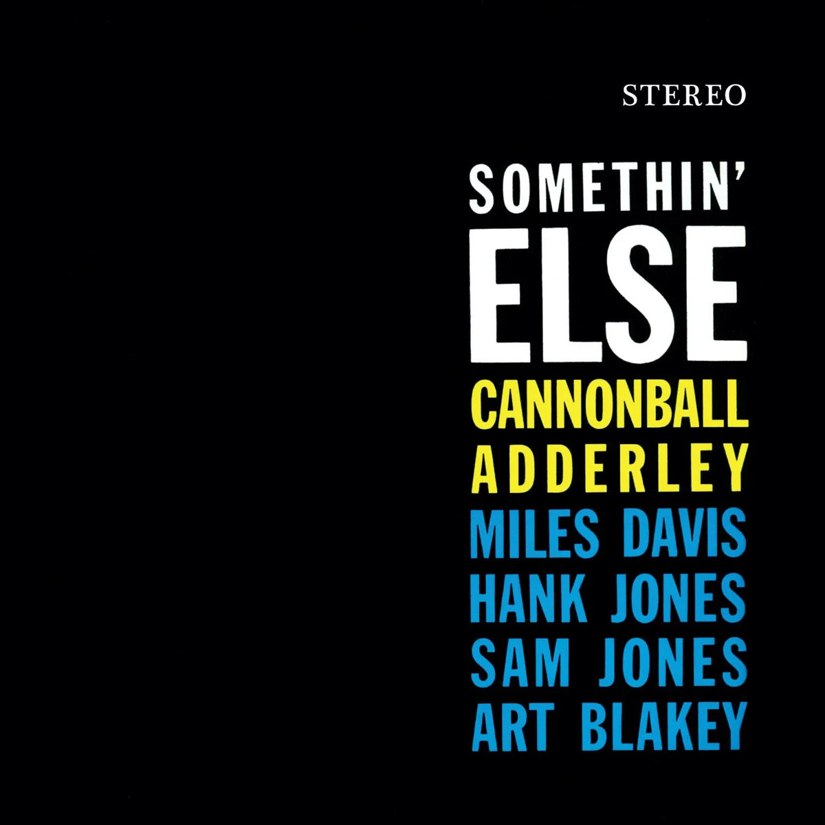 Cannonball Adderley - Somethin' Else [Clear Vinyl]