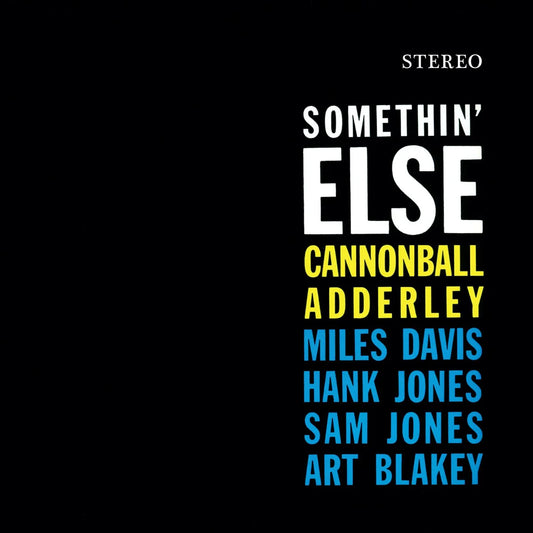 Cannonball Adderley - Somethin' Else [Clear Vinyl]