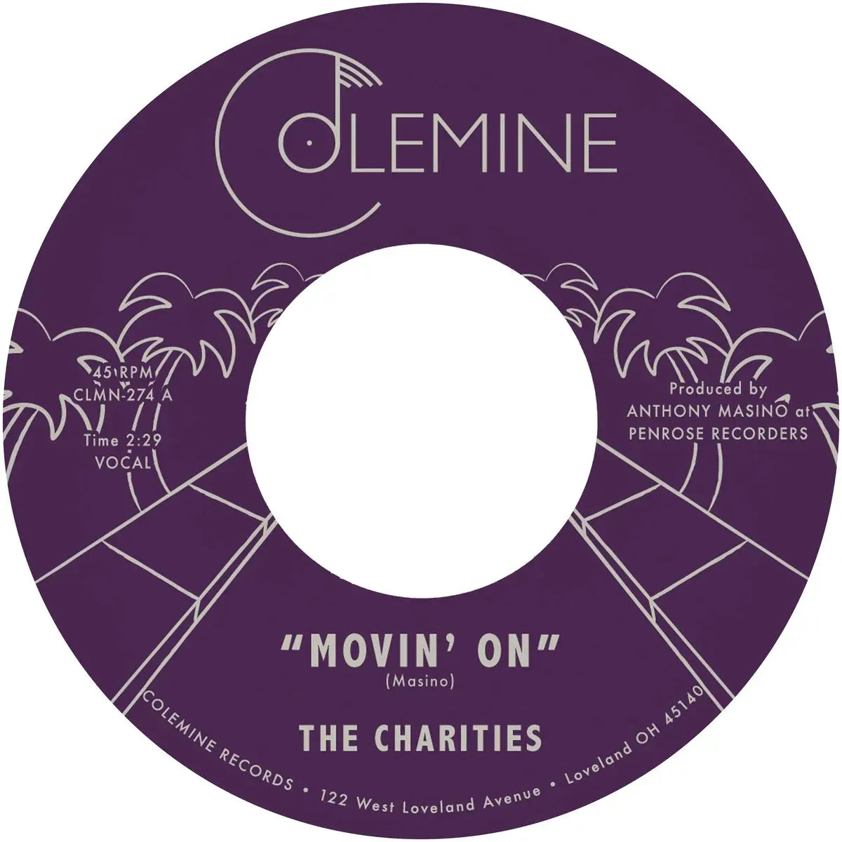 The Charities - Movin' On / I'm Still Learning How [7" Silver Grey]