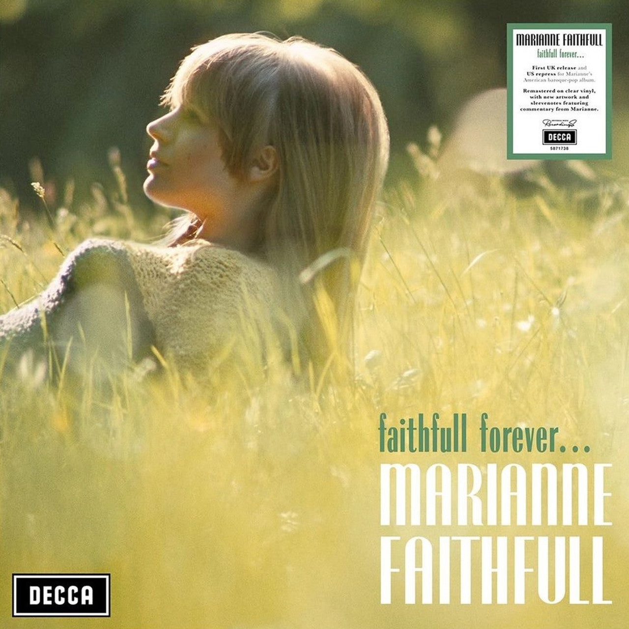 MARIANNE FAITHFULL - Faithfull Forever... (Clear Vinyl)