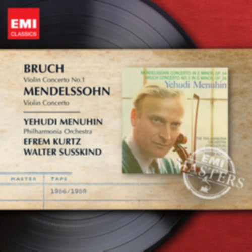 YEHUDI MENHUIN / PHILARMONIA ORCHESTRA - Bruch / Mendelssohn: Violin Concertos (Deluxe Edition) [CD DELUXE]