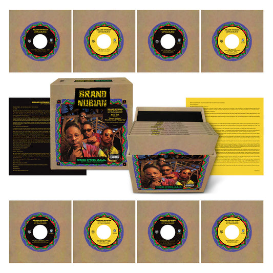 Brand Nubian - One for All (35th Anniversary) [BXSET 7" x 8, black vinyl, box set, inner sleeves]
