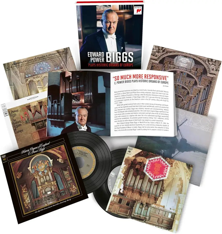 E. POWER BIGGS - … PLAYS HISTORIC ORGANS OF EUROPE [6CD]