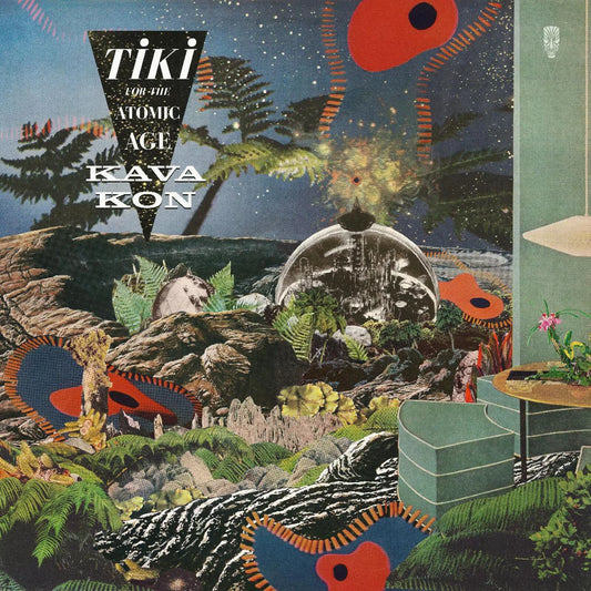 Kava Kon - Tiki For The Atomic Age [Green & Cream w/ Orange Splatter Color]