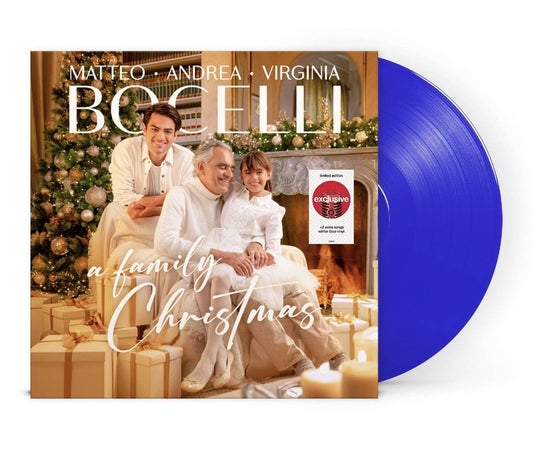 ANDREA BOCELLI - A Family Christmas (Blue Vinyl )(+2 Extra Songs)
