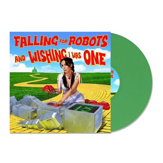 LØLØ - falling for robots & wishing i was one [Emerald City Green coloured vinyl]