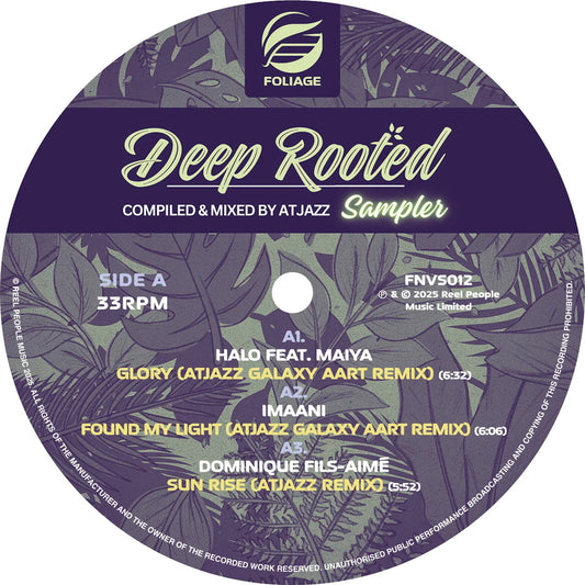 Various Artists - Deep Rooted (Compiled and mixed by Atjazz) - Vinyl Sampler