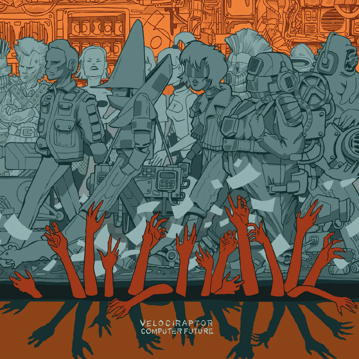 Velociraptor - Computer Future [Orange Vinyl [w/ download card]]