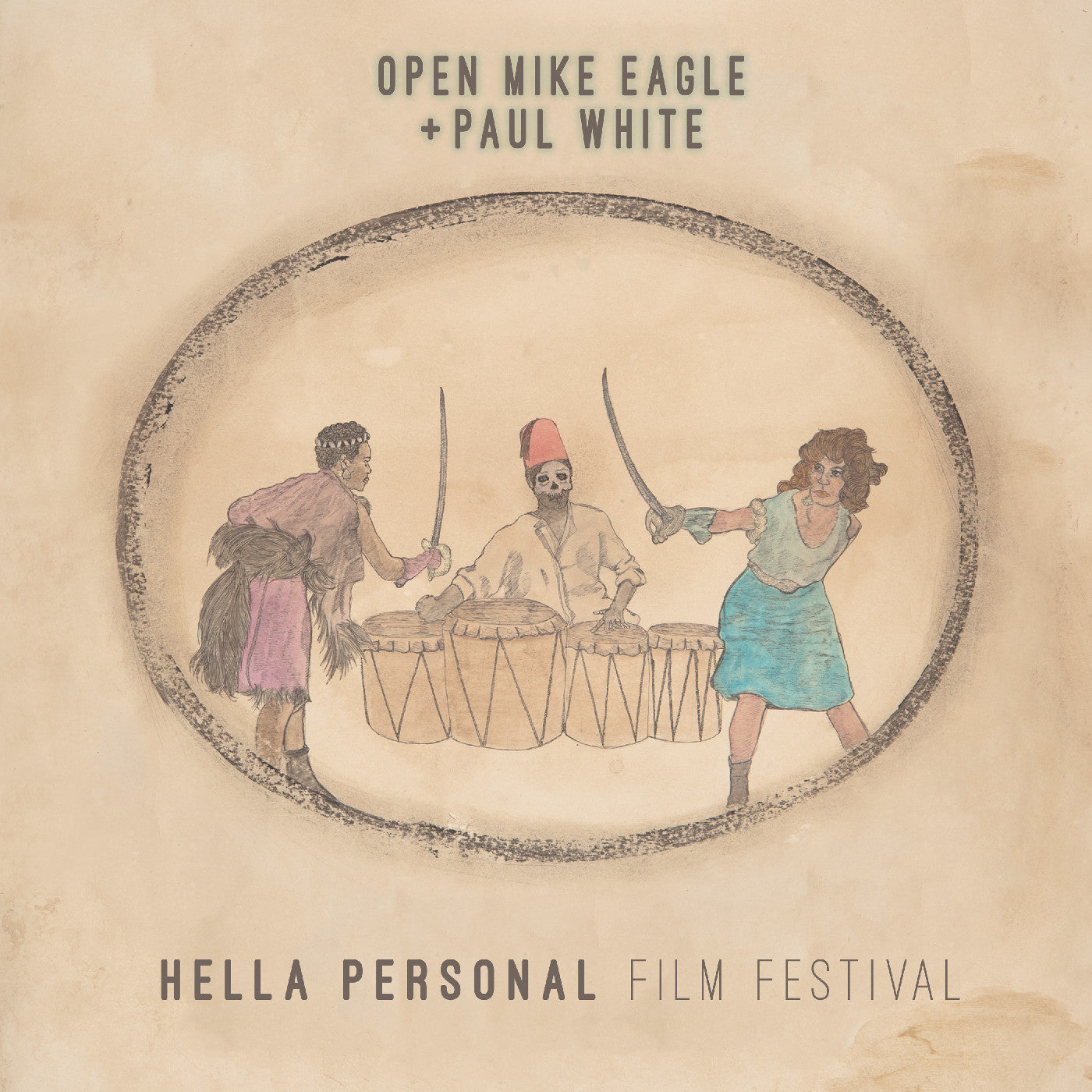 Open Mike Eagle & Paul White - Hella Personal Film Festival (BABY BLUE VINYL)