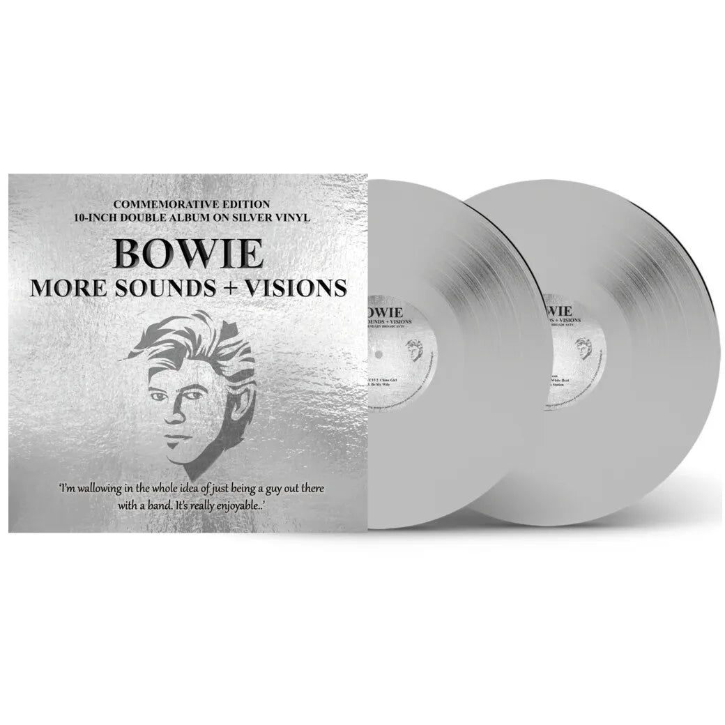 DAVID BOWIE - MORE SOUNDS + VISIONS (SILVER 10" VINYL)
