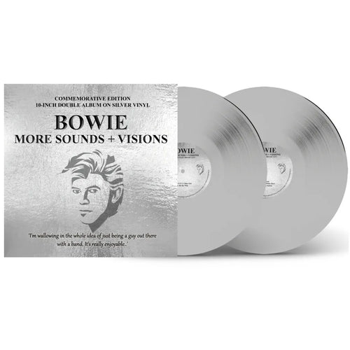 DAVID BOWIE - MORE SOUNDS + VISIONS (SILVER 10" VINYL)