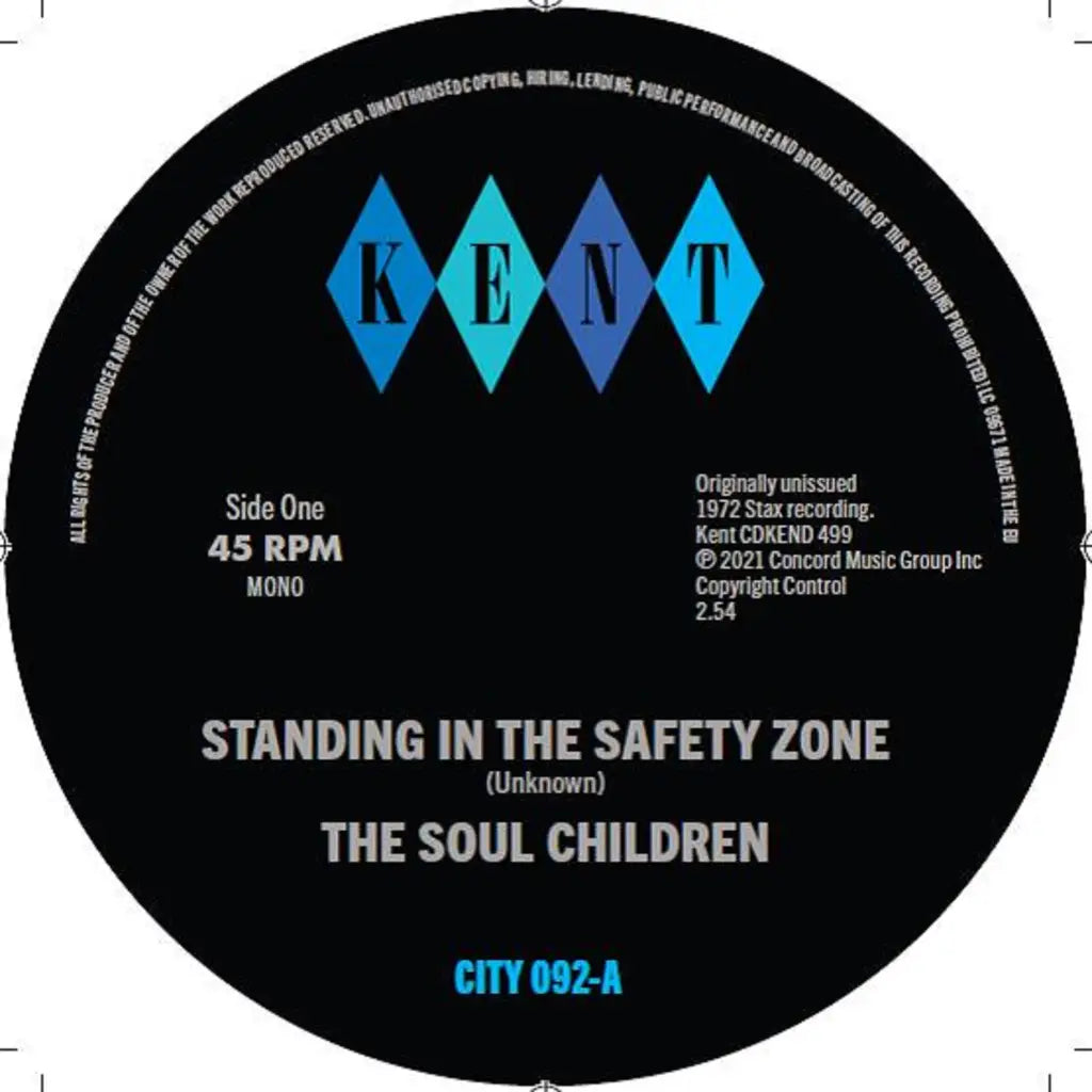 THE SOUL CHILDREN / SYLVIA & THE BLUE JAYS - STANDING IN THE SAFETY ZONE / PUT ME IN THE MOOD [7" Vinyl]