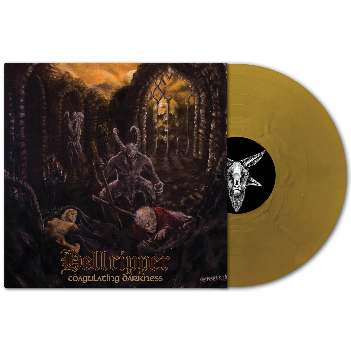 Hellripper - Coagulating Darkness [GOLD VINYL]