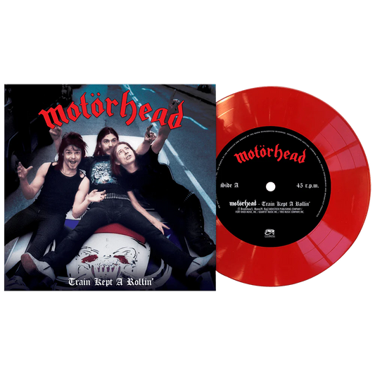 MOTORHEAD - TRAIN KEPT A-ROLLIN [7" Red Vinyl]