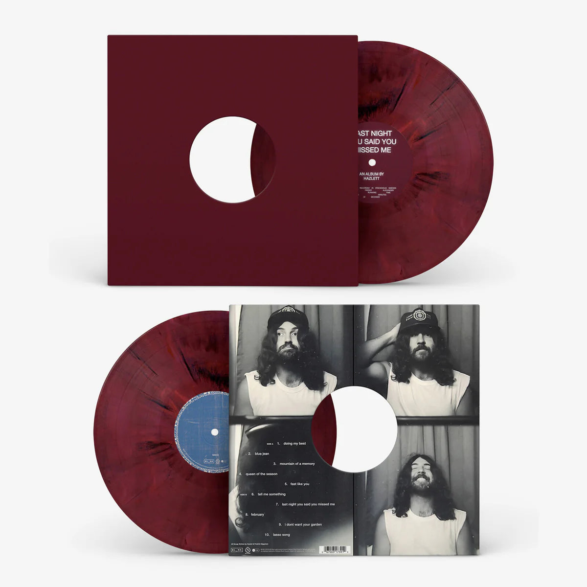 Hazlett - Last Night You Said You Missed Me [Red & Black Marbled vinyl]