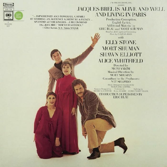 JACQUES BREL - Jacques Brel Is Alive And Well And Living In Paris [LP]