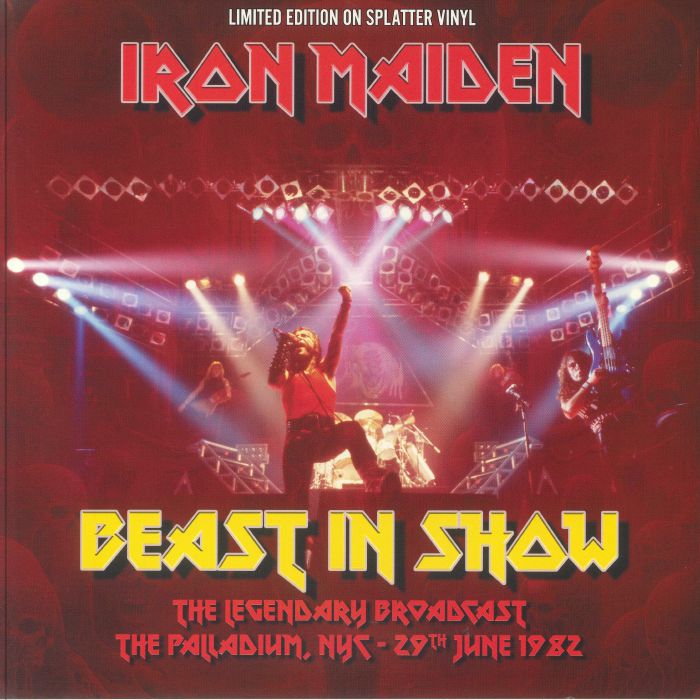 IRON MAIDEN - Beast In Show (Red/Orange Splatter Vinyl)